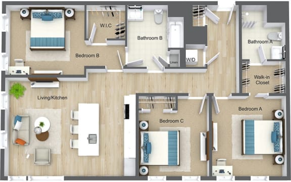MIO 3 bedroom style A
