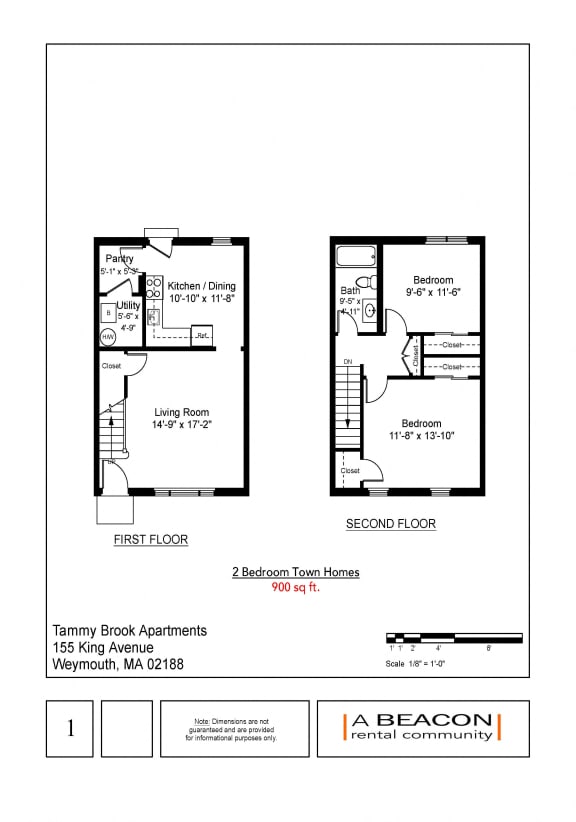 Floor Plan Images Tammy Brook Apartments.