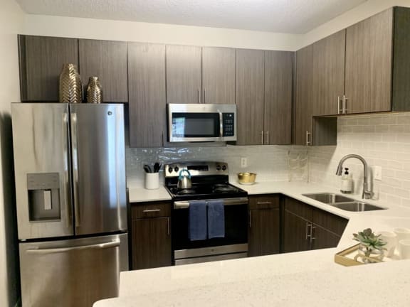 Stainless Steel Appliances at Lagniappe Of Biloxi Apartment Homes, Mississippi, 39532
