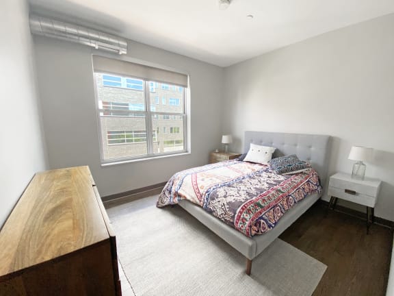 Large Bedroom with Air Conditioning at Bakery Living, Shadyside, Pittsburgh, PA 15206