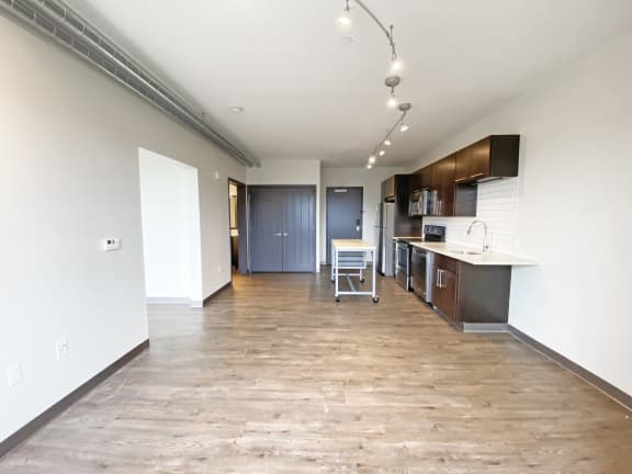 A1 Kitchen with Dining Area A1 Kitchen with Dining Area at Bakery Living, Pittsburgh, PA 15206