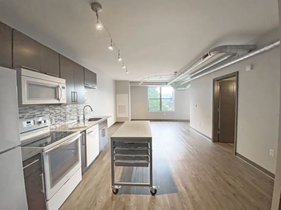 A2 Kitchen with Stainless Steel Appliances at Bakery Living, Pennsylvania