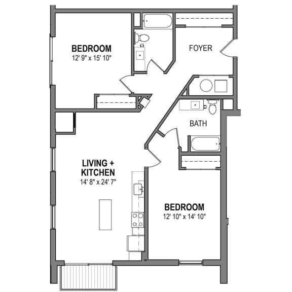Floor Plan FloorPlans-Foundry-Iron-R The Foundry at 41st Apartments, Lawrenceville, Pittsburgh, PA
