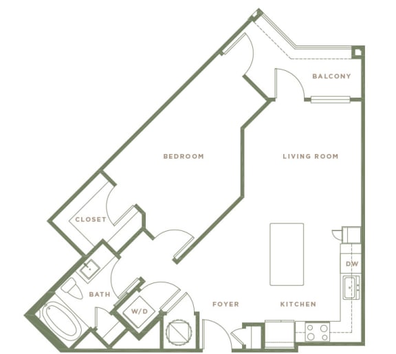 A2 Floor Plan at Alta Longwood, Longwood