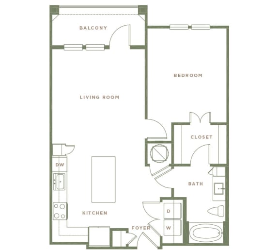 A4 Floor Plan at Alta Longwood, Florida, 32750