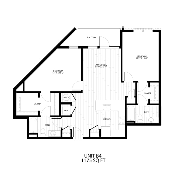 B4 Floor Plan at Alta Davis, Morrisville