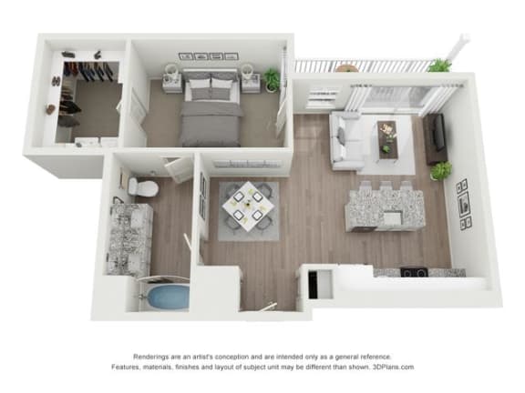 Burton Floor Plan Burton Floor Plan at The Atwater at Flowery Branch, Flowery Branch, GA
