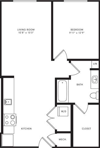 A4 Floor Plan A4 Floor Plan at Station 40, Nashville, Tennessee