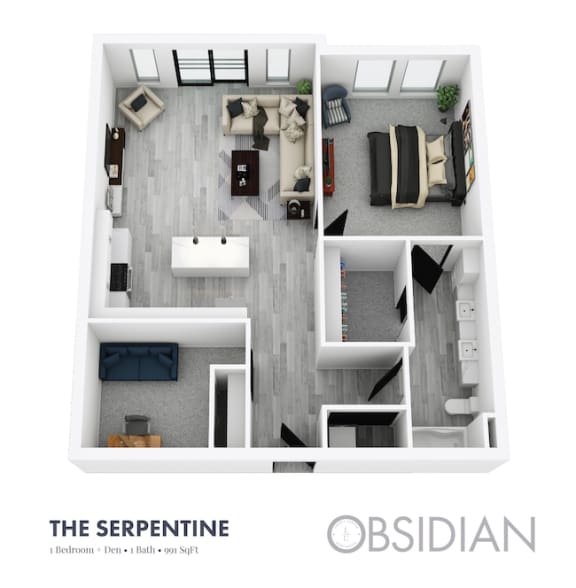  Floor Plan OBSIDIAN - The Serpentine