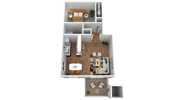 two bedroom two bathroom floor plan at the crossings at white marsh apartments in white marsh, md