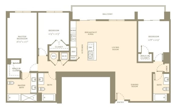 Bedroom Apartments In Fort Lauderdale, 25×30 House Plans