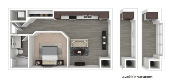 Floor Plan at Centric LoHi by Windsor, Colorado, 80211