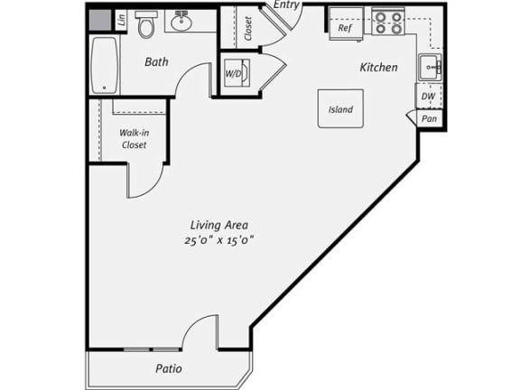 Floor plan at Dublin Station by Windsor, Dublin, CA, 94568