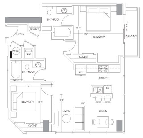 glass house by windsor floor plans