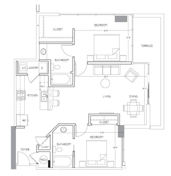 glass house by windsor floor plans
