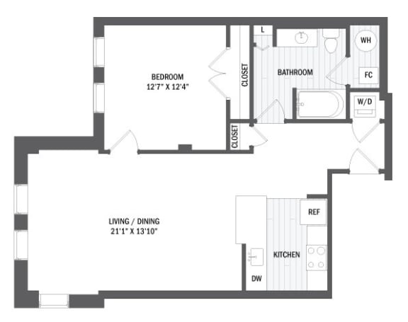 A8 Floor Plan at Windsor Radio Factory, Melrose, 02176
