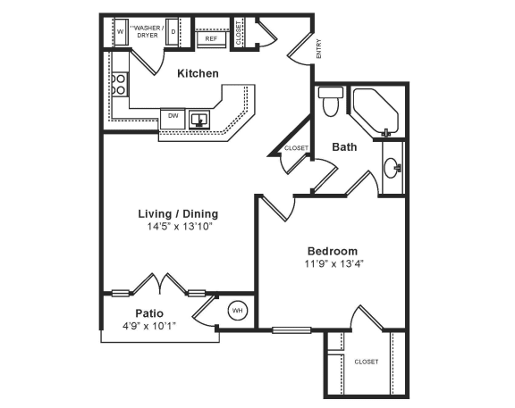 Midtown_Siena(2) Floor Plan at Windsor at Midtown, CO, 80014