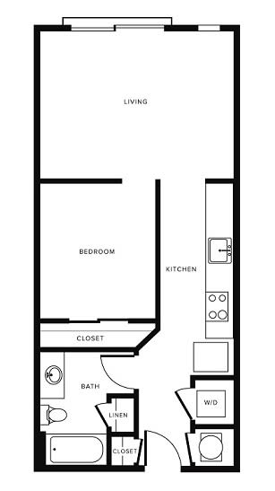 Floor Plan at Morningside Atlanta by Windsor, Atlanta, 30324