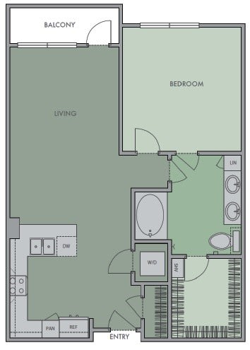 Floor Plan at Olympic by Windsor