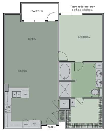 Floor Plan at Olympic by Windsor