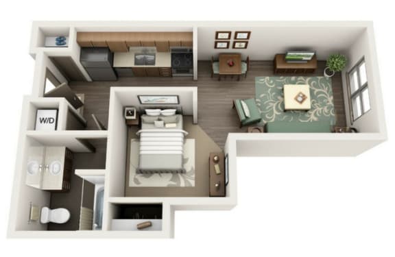 Floor plan at Platform 14, Hillsboro, Oregon