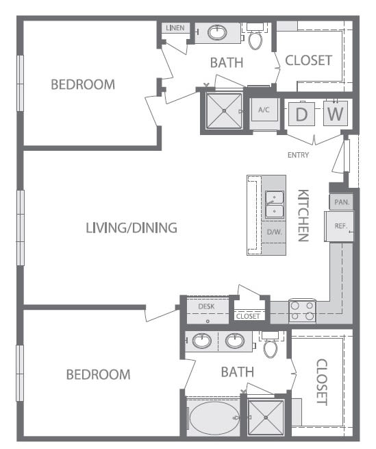 Windsor at West University Studio, 1 & 2 Bedroom Apartments in Houston