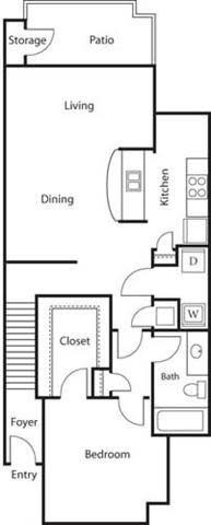 A2 Floor Plan at Windsor Coral Springs, Coral Springs, 33067