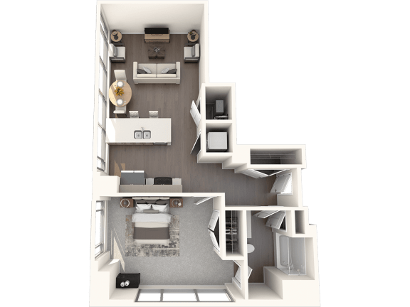 NoBe Market L1 Loft Floor Plan
