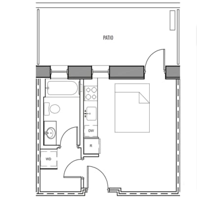 302-Square-Foot-Studio-with-Patio-Apartment-Floorplan-Available-For-Rent-The-Isabella