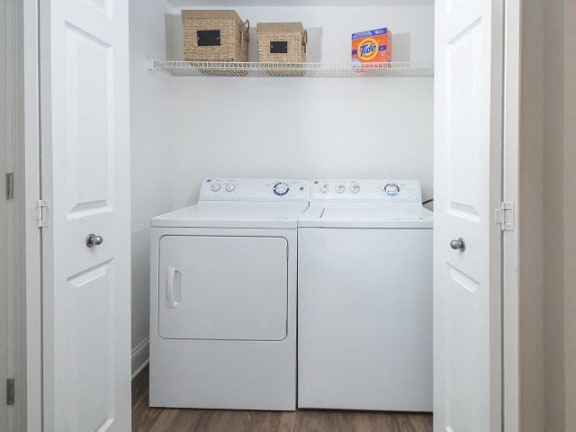 Washer And Dryer In Unit at Crest at Midtown, Georgia