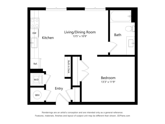S2 Floor Plan at Exchange at Rock Hill, Rock HIll, 29730