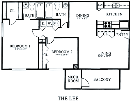 Floor Plan The Lee