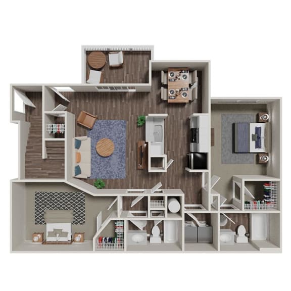 The Currituck Floor Plan at The Enclave at Crossroads, Raleigh