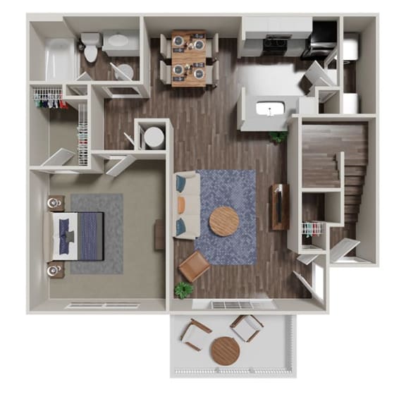 The Roanoke Floor Plan at The Enclave at Crossroads, North Carolina