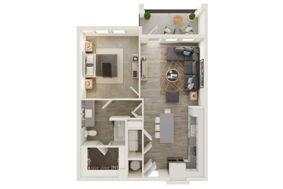A1 Floor Plan at The Livano at Bluewood, Celina, TX, 75009