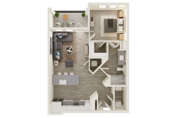A4.1 Floor Plan at The Livano at Bluewood, Celina, 75009