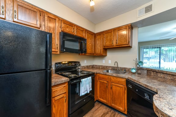 Kitchen with Appliances at Waterford Place, Louisville, 40207