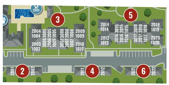 B1 - 1 Bedroom 1 Bath Floorplan Image 1,002 Sq. Ft.