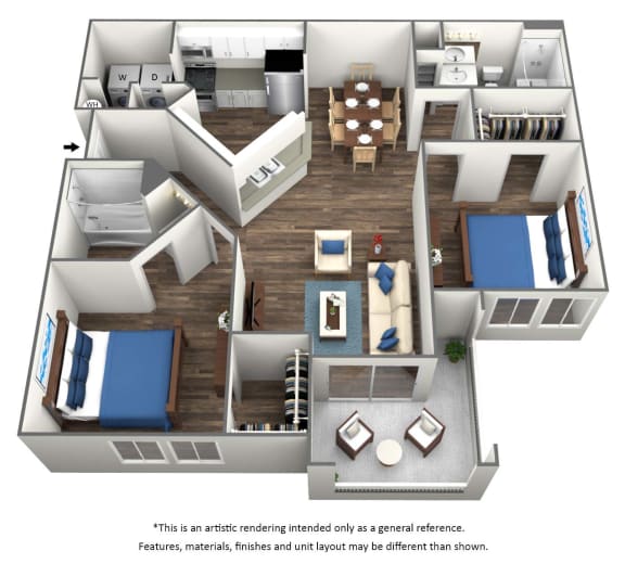 Bougainvillea Floor Plan at Glen at Cypress Creek, North Lauderdale, Florida Bougainvillea Floor Plan at Glen at Cypress Creek, North Lauderdale, Florida