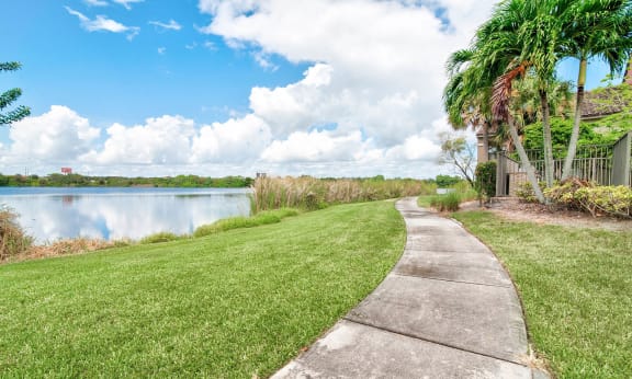 Lakeside Walking Trails at Glen at Cypress Creek, North Lauderdale, FL, 33068
