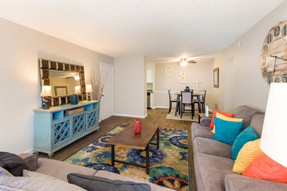 Spacious Living Room at Glen at Lakewood, Colorado, 80228
