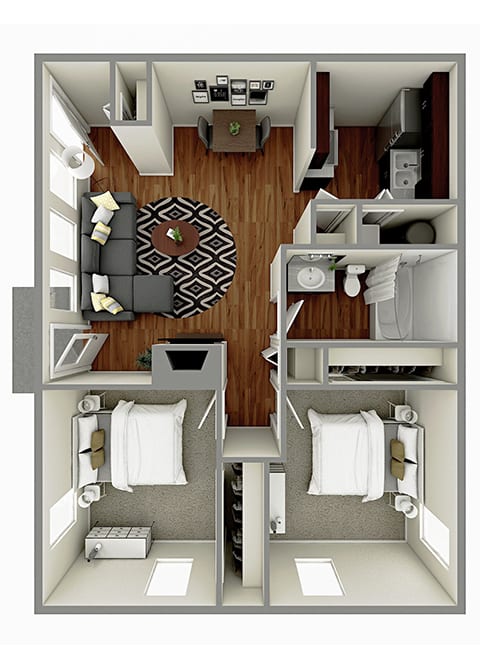 The Maple Floor Plan The Maple Floor Plan at Governor's Park, Fort Collins