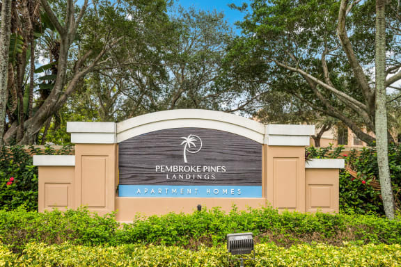 Property Signage at Pembroke Pines Landings, Pembroke Pines, FL, 33025