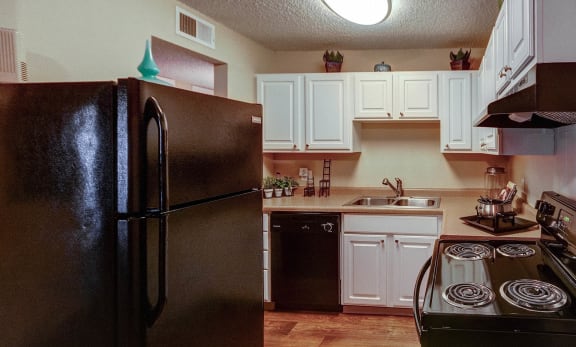 Well Equipped Kitchen at University Village Apartments, Colorado Springs, CO, 80918