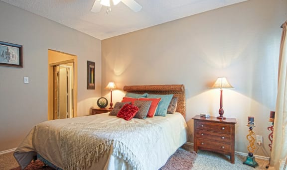 Cozy Bedroom at The Willows on Rosemeade, Dallas, TX