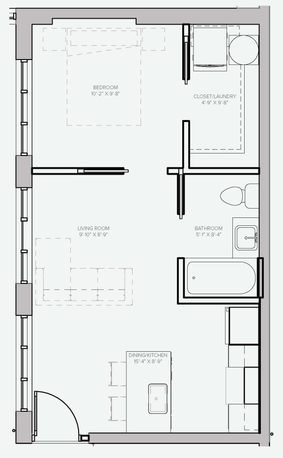 Floor Plan  Lofts Unit G
