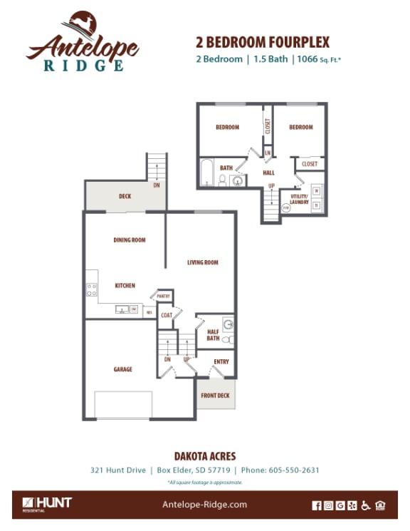 the address residence dubai opera 2 bedroom floor plan  at Antelope Ridge, Box Elder, SD