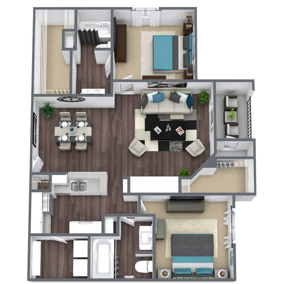 Floor Plans Of Allure North Dallas In Dallas Tx