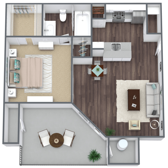 Floor Plans of Bridges at Deer Run in Dallas, TX