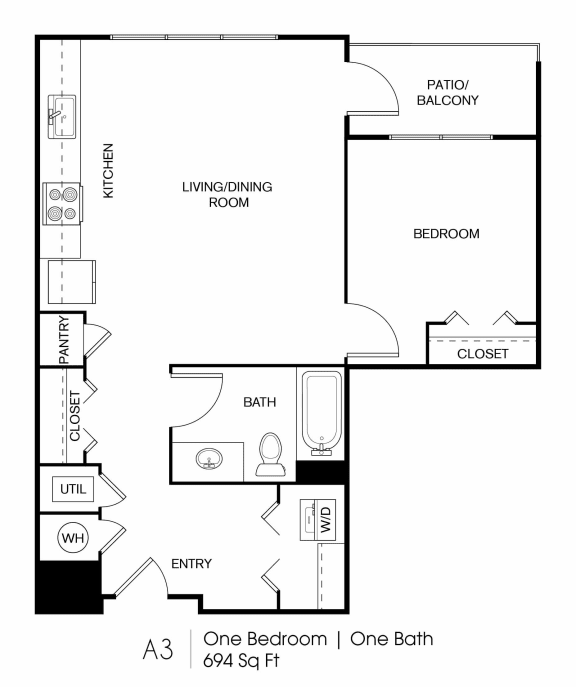 Floor Plans of Seven Skies in Sandy, UT